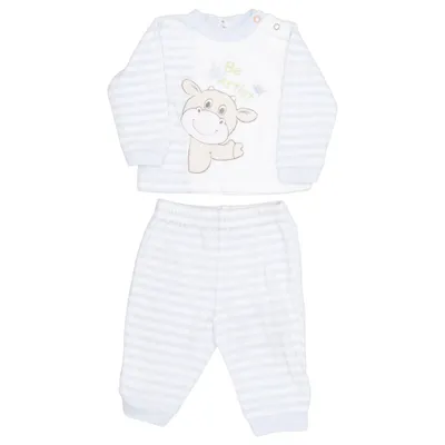 Set (Blauw, Wit) van Baby Club by C&A Katoen, Polyester