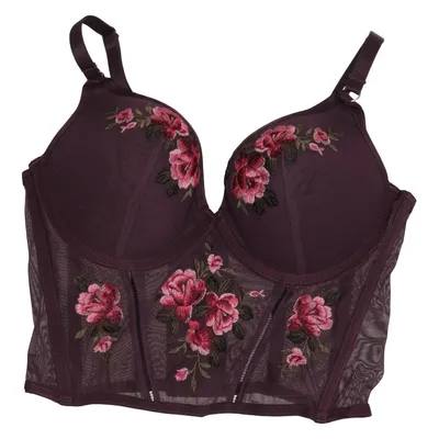 Bustier (Purple) from Secret Possessions Elastane, Polyamide, Polyester
