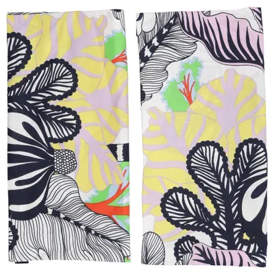 Kuddfodral (Vit, Flerfärgad) från Marimekko Bomull