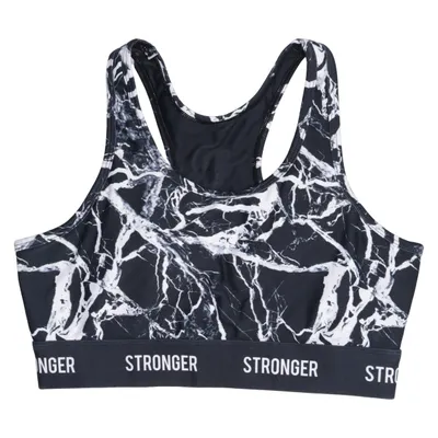 Sport-bh (Wit, Blauw) van Stronger Elastaan, Polyester