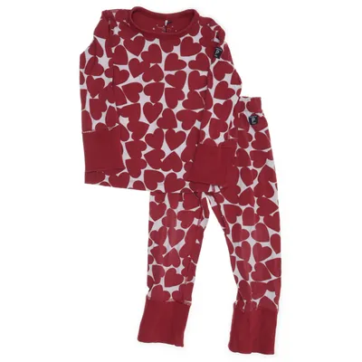 Pyjamasz (Rød, Hvid) fra Polarn O. Pyret