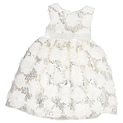 Blomsterpigekjole (A20966) fra American Princess Polyester