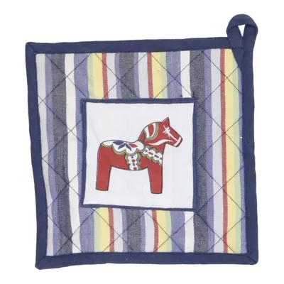 Potholder (Blue, Multicolored) from Anna Cotton