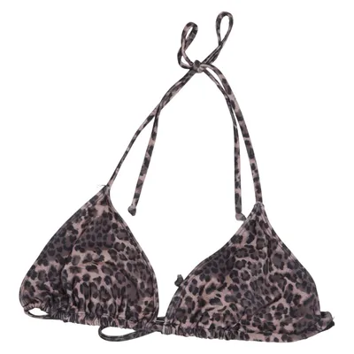 Bikini top (Brun, Sort) fra Nelly Elastan, Genanvendt polyester