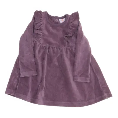 Klänning (Vit, Lila) från Hema Bomull, Elastan, Polyester