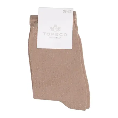 Chaussettes (Beige) de Topeco Coton, Fibre métallique, Polyamide