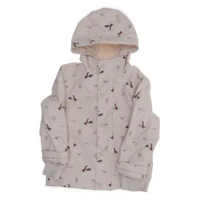 Regnjacka (Beige, Flerfärgad) från Fresk Bomull, Återvunnen polyester