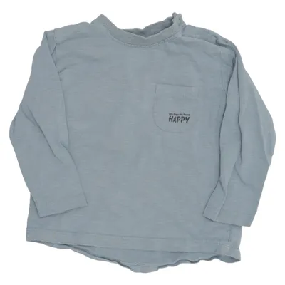Langarmshirt (Blau) von Topomini Baumwolle, Elasthan