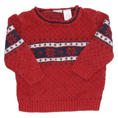 Kersttrui (Rood, Blauw, Wit) van Perfectly Dressed Katoen