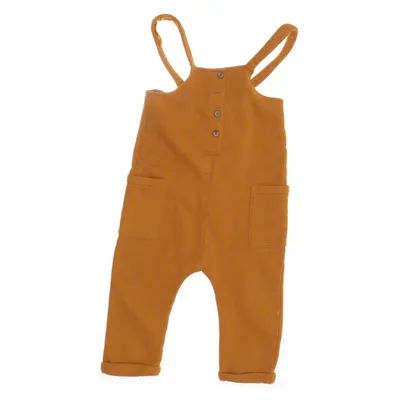 Hängselbyxor (Gul) från Minimarket Bomull, Polyester
