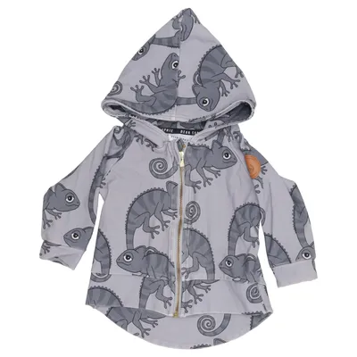 Capuchon sweater (Grijs) van Dear Sophie Katoen, Elastaan