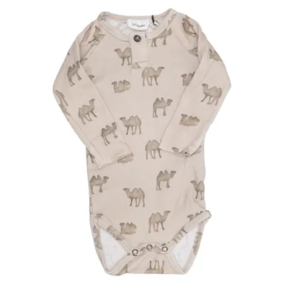 Body (Beige) de Lil' Atelier Élasthane, Modal, Coton biologique