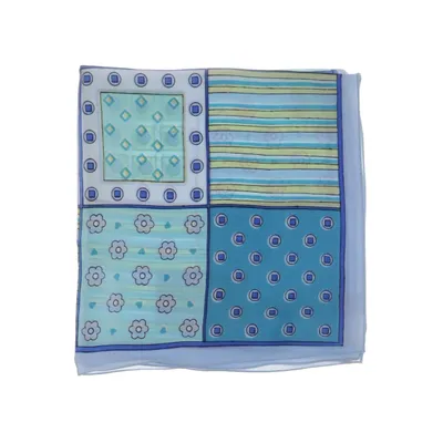 Cache-col (Bleu, Multicolore) Soie