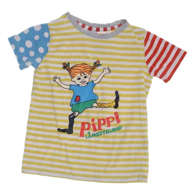 T-shirt (Hvid, Flerfarvet) fra Pippi Långstrump