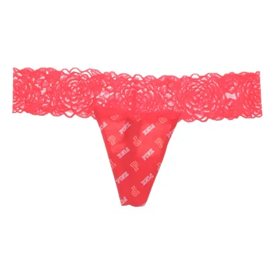 Stringtrosor (Röd, Flerfärgad) från Pink Victoria's Secret Bomull, Elastan, Polyamid