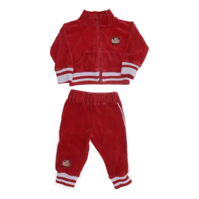 Mjukisset (Röd, Vit) från Alfons Åberg Bomull, Polyester