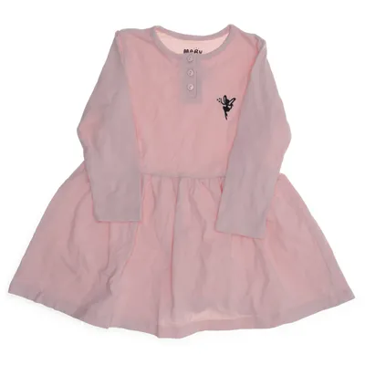 Dress (Pink) from Maby Kids Cotton, Elastane