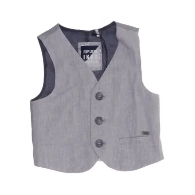 Kostuumgilet (Grijs) van IKKS Polyester, Viscose