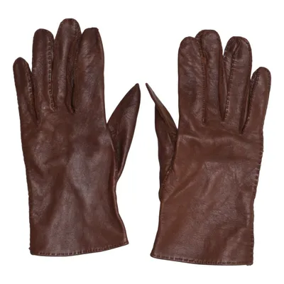 Leren handschoenen (Bruin)