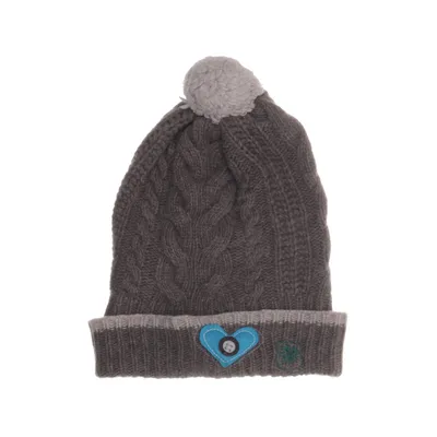 Bonnet à pompon (Gris) de Adelheid Polyamide, Laine