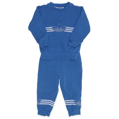 Loungewear (Blauw) van Adidas Katoen, Elastaan, Polyester