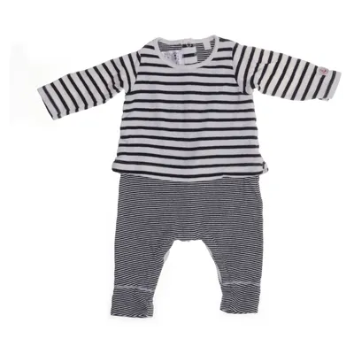 Sparkdräkt (Vit, Svart) från Petit Bateau Bomull