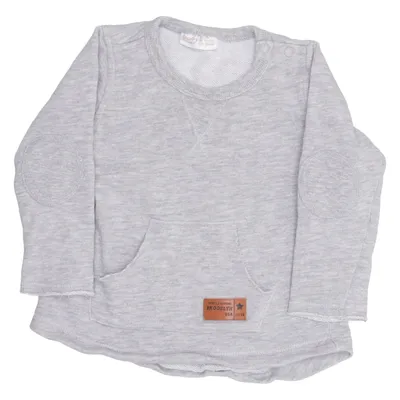 Sweatshirt (Gris) de Baby by Lindex Coton, Polyester, Viscose