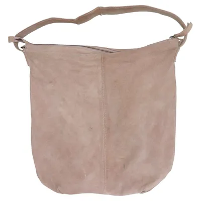 Skuldertaske (Beige) fra Indiska Bomuld, Læder