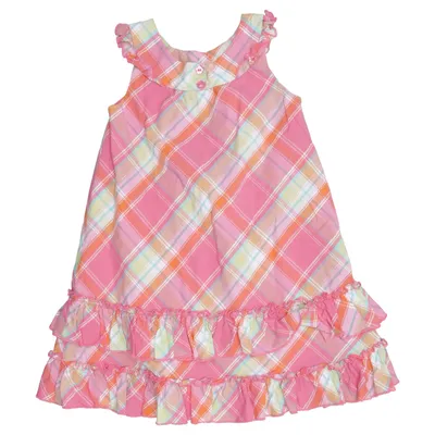 Jurk (Roze, Meerkleurig) van Dunnes Katoen, Polyester