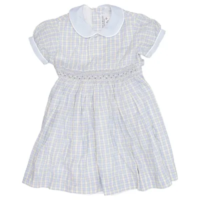 Robe (Bleu, Jaune, Blanc) de Magil Baby Coton