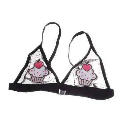 Bikiniöverdel (Svart) från Lanshifei Polyester