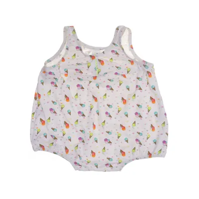 Swimsuit (White, Multicolored) from Bora Bora Cotton, Elastane, Polyamide, Polyester