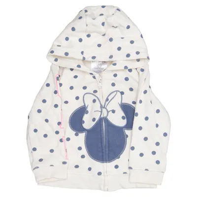 Huvtröja (Vit, Blå) från Gap x Disney Bomull, Återvunnen polyester
