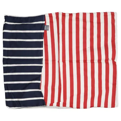 Taie d'oreiller (Rouge, Bleu, Blanc) de Design House Stockholm Coton