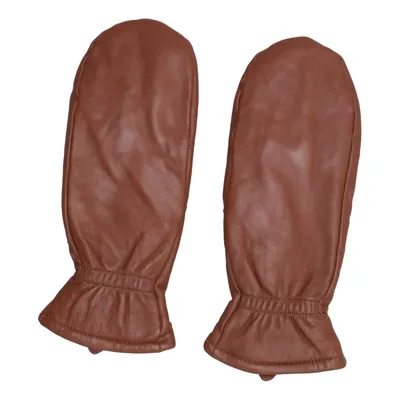 Lederfäustlinge (Braun) von Handskmakaren Leder, Polyester