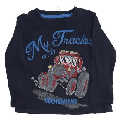 Long sleeve T-shirt (Blue, Multicolored) from Street Life Cotton