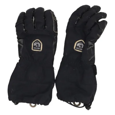 Gloves (Black) from Hestra Elastane, Leather, Merino wool, Polyamide, Polyester