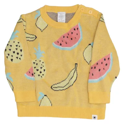 Sweater (Yellow, Multicolored) from Lindex Baby Cotton