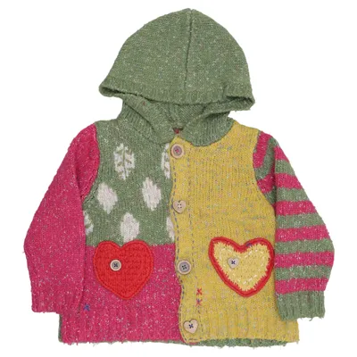 Cardigan (Green, Pink, Yellow) from Next Acrylic, Nylon, Polyester