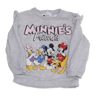 Sweater (Gray, Multicolored) from H&M x Disney Cotton, Elastane