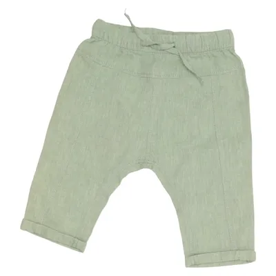 Pantalon (Vert) de H&M Lin, Coton