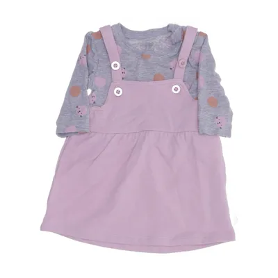 Set (Rosa, Grå) från ICA I Love Eco Ekologisk bomull, Elastan