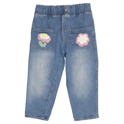 Jeans (Blå) fra So Cute Bomuld, Elastan, Polyester