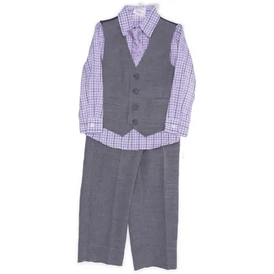 Jakkesæt (Grå, Lilla, Hvid) fra Van Heusen Bomuld, Polyester