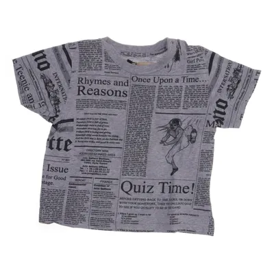 T-shirt (Gris, Noir) de John Galliano Coton