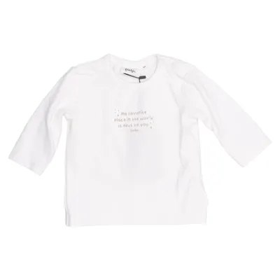 Langarmshirt (Weiß) von Feetje Elasthan, Bio-Baumwolle