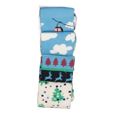 Strømper (Ski Vacation Gift Set) fra Happy Socks Bomuld, Elastan, Polyamid