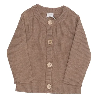 Cardigan (Bruin) van Celavi Merinowol