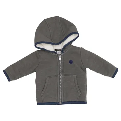 Sweat à capuche (Marron, Blanc) de IKKS Coton, Polyester