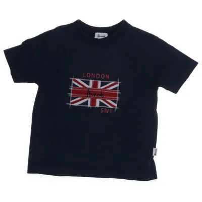 T-shirt (Blå, Röd, Vit) från Harrods Bomull, Elastan